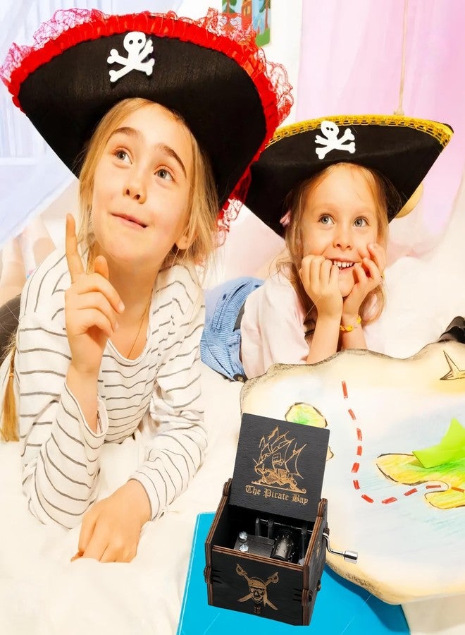 Biscount New Music Box Toy Pirates of The Caribbean Wooden Hand Crank Musical Box Crafts Gifts for Birthday/Christmas/Valentine's Day - Image 3